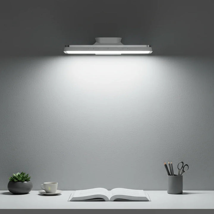 Versatile wireless LED lamp; magnetic for easy mounting, ideal as a desk, night, or hallway light.