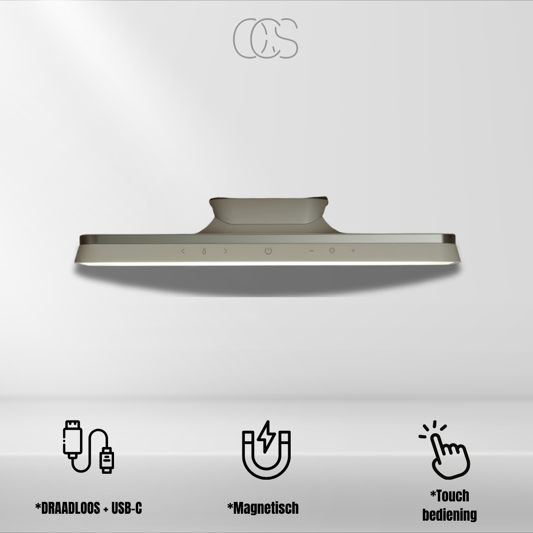 Compact wireless LED lamp with magnetic attachment, offering portable, bright, and rechargeable light.