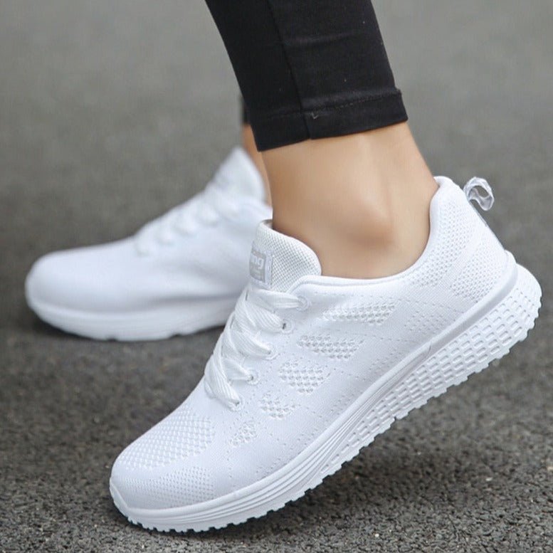 Side view of Women's Casual Athletic Sneakers with advanced arch support for all-day comfort