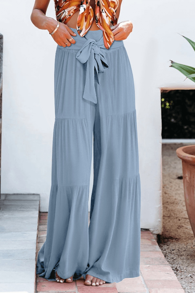 Elegant high waist wide leg pants, women's fashion, loose fit for ultimate comfort.