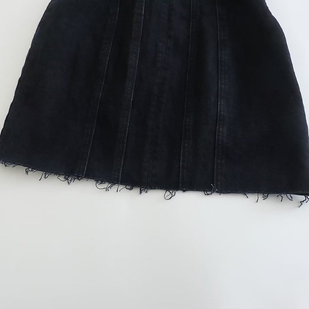 Bobbie strapless denim mini dress, women's essential for chic summer style.