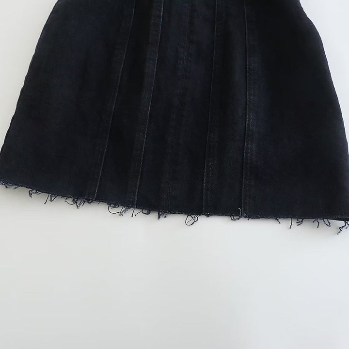Bobbie strapless denim mini dress, women's essential for chic summer style.