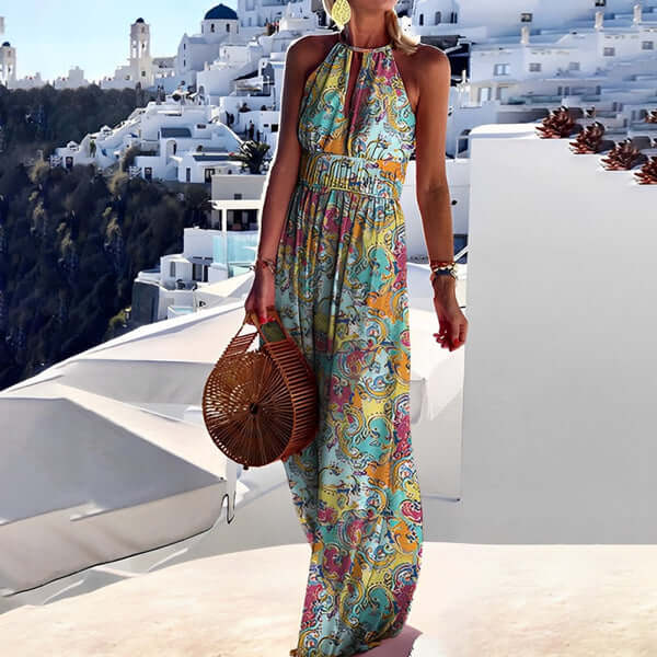 Women's breezy lightweight summer dress, perfect for effortless style. A comfortable and breathable day dress.