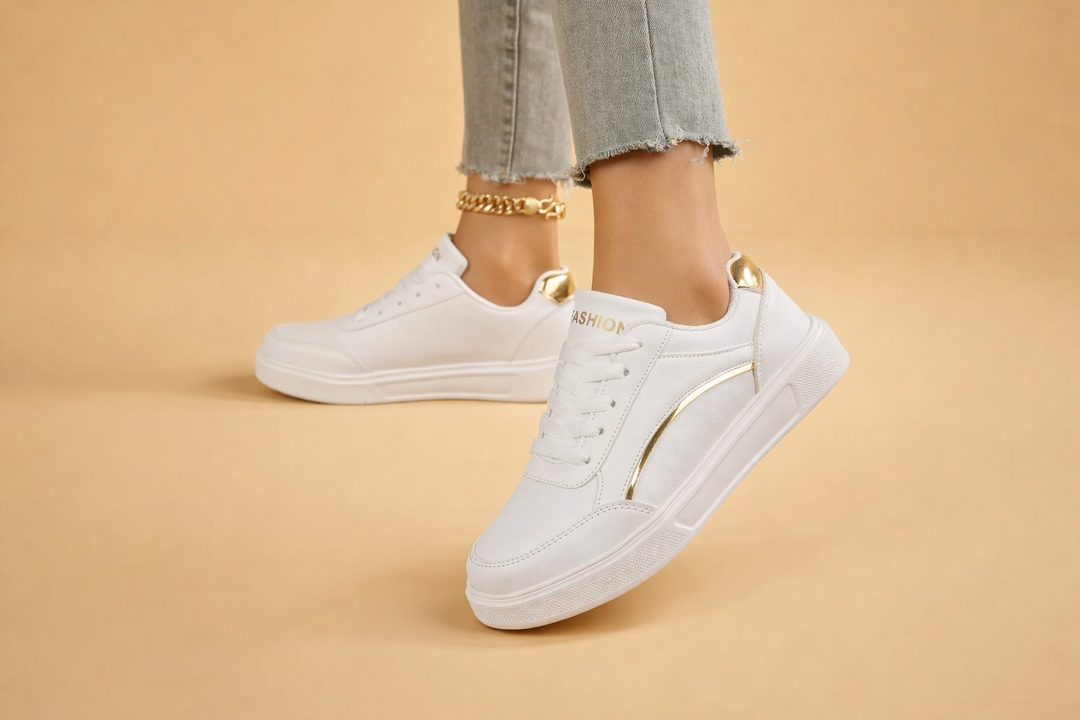 Versatile women's casual platform sneakers. Combining comfort, lightweight feel, & non-slip features for effortless style.