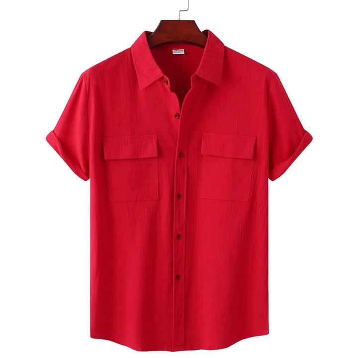 Fashionable short-sleeve Annie blouse, ideal for casual and everyday women's fashion.