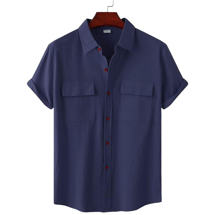 Everyday women's short-sleeve Annie blouse, great for casual, chic outfits.