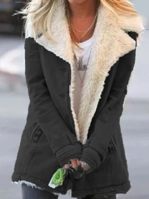 Comfortable women's Celeste winter jacket, a stylish and warm coat designed for cold weather & everyday fashion.