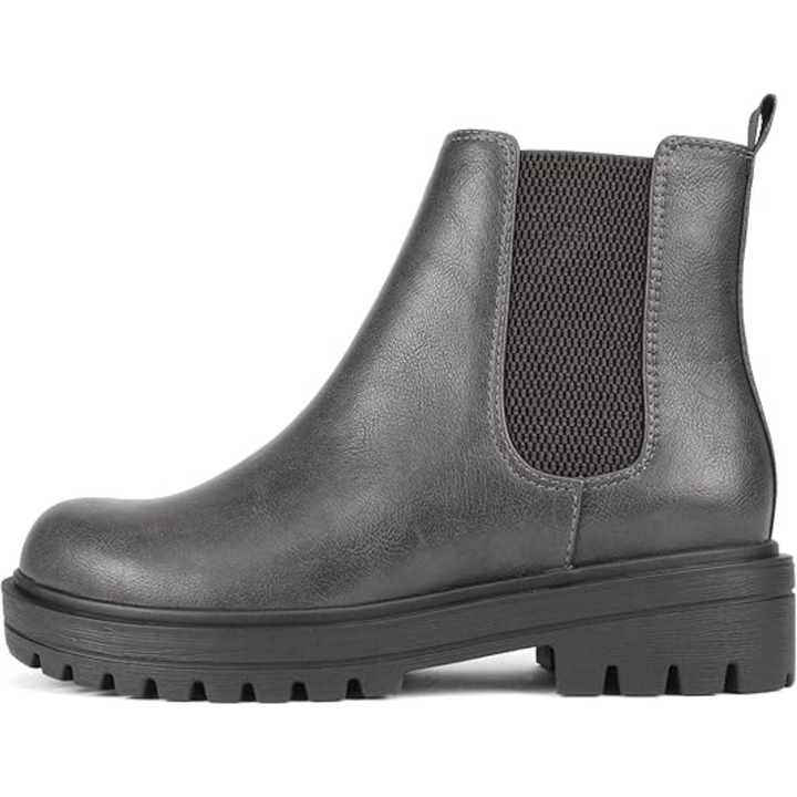 Women's Chic Low Heel Chelsea Ankle Boots, versatile for everyday wear.