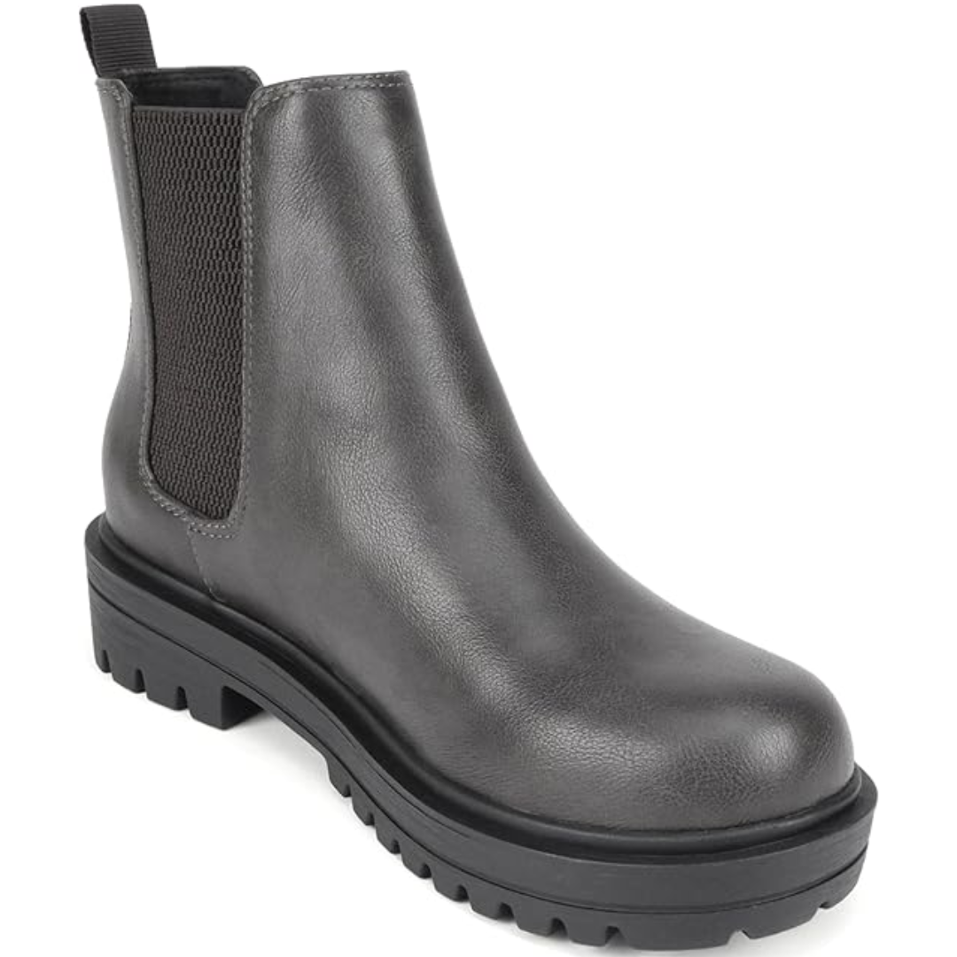 Sleek low heel Chelsea ankle boots for women, offering a chic and versatile look.