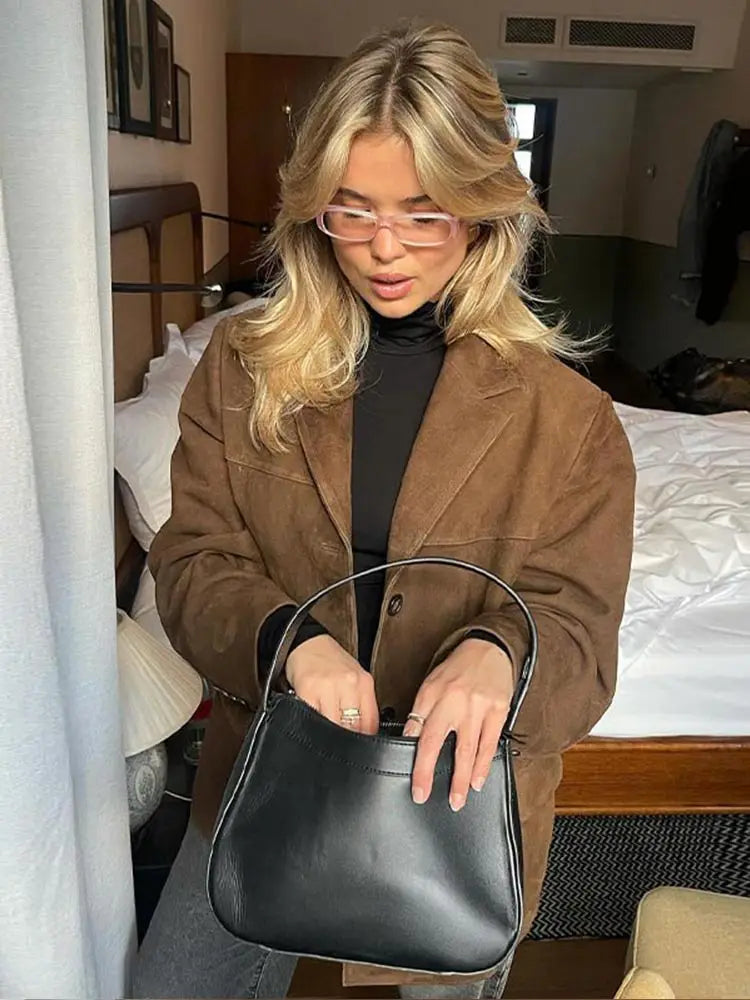 Stylish women's classic jacket, chic outerwear for versatile fashion and everyday casual elegance.