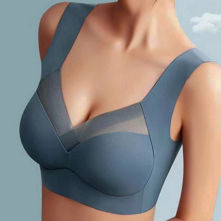 Women's comfortable everyday bra, soft fabric, gentle support for daily wear.