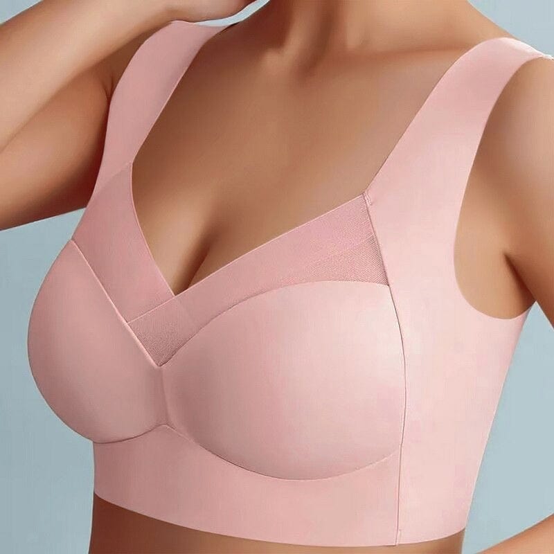Comfortable women's bra, soft fabric, offering gentle and supportive everyday wear.