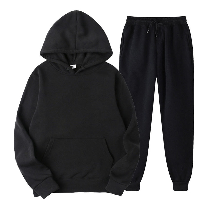 Versatile women's jogging set, stylish for home, errands, or light activity.