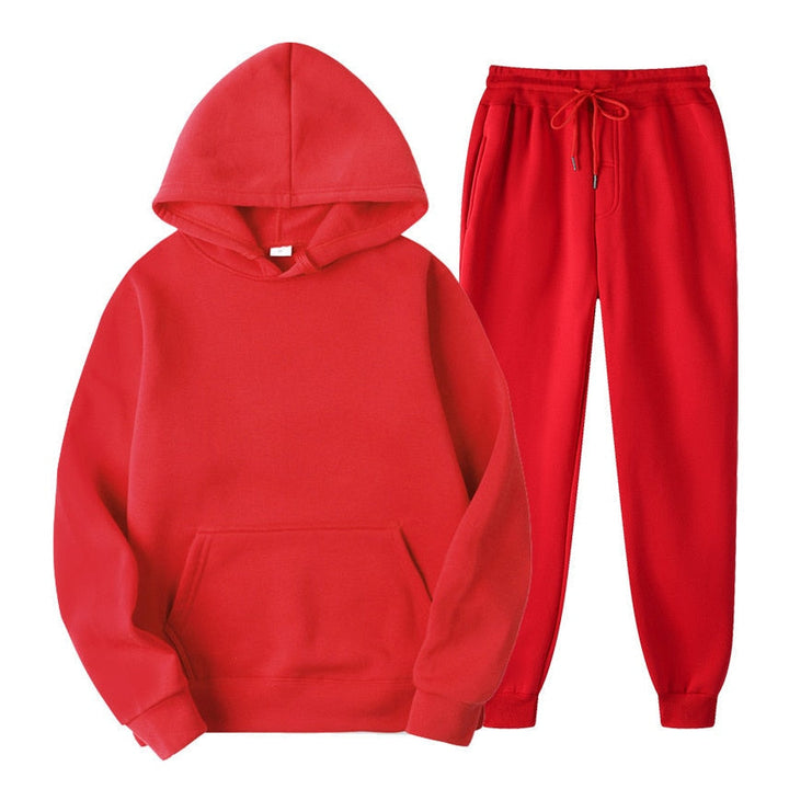 Women's stylish athletic sweatsuit, a cozy two-piece for ultimate comfort and fashion.