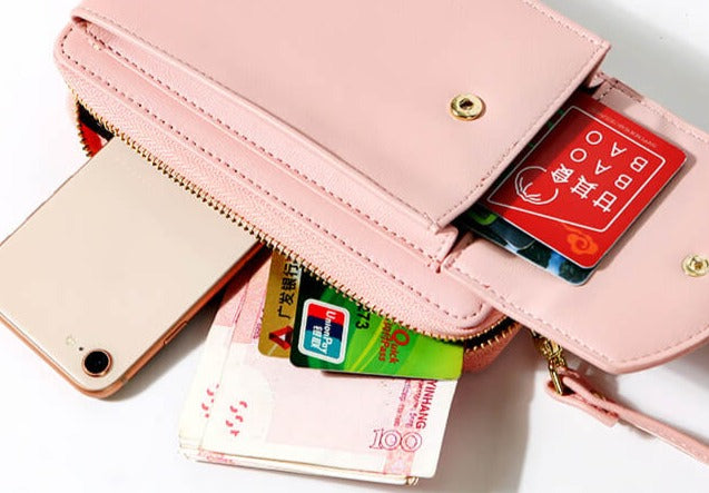 Everyday women's compact PU leather shoulder bag, featuring an adjustable strap for perfect fit.