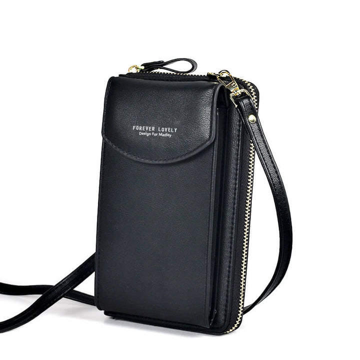 High-quality women's compact PU leather bag, perfect for daily wear, with an adjustable strap.