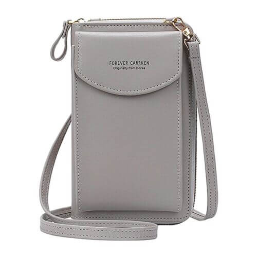 Sleek women's compact PU leather shoulder bag, for a polished look, includes an adjustable strap.