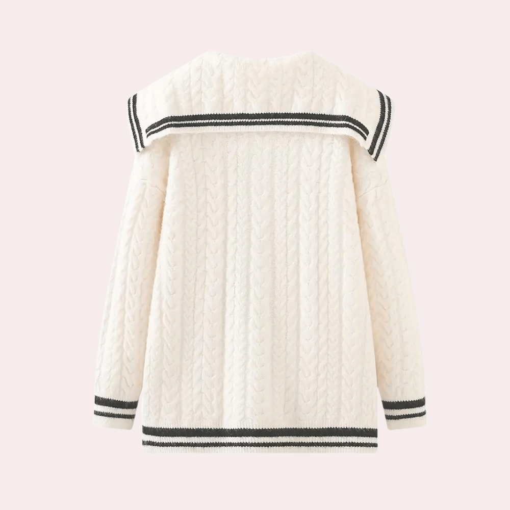 Comfortable women's knit sweater, designed for stylish everyday wear and lasting warmth.