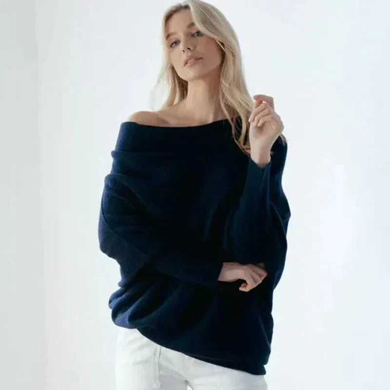 Effortless style with this women's comfortable loose-fit knitwear. Perfect for daily wear.