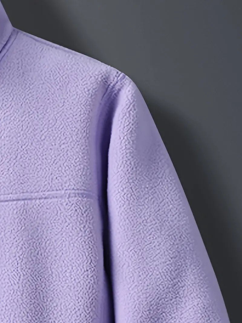 Stylish women's reversible winter jacket, zip-up design, perfect blend of fashion & warmth for fall.
