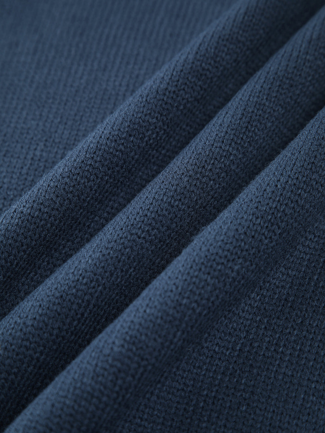 Soft & cozy ribbed knit women's mock neck sweater in a relaxed fit, great for everyday warmth.