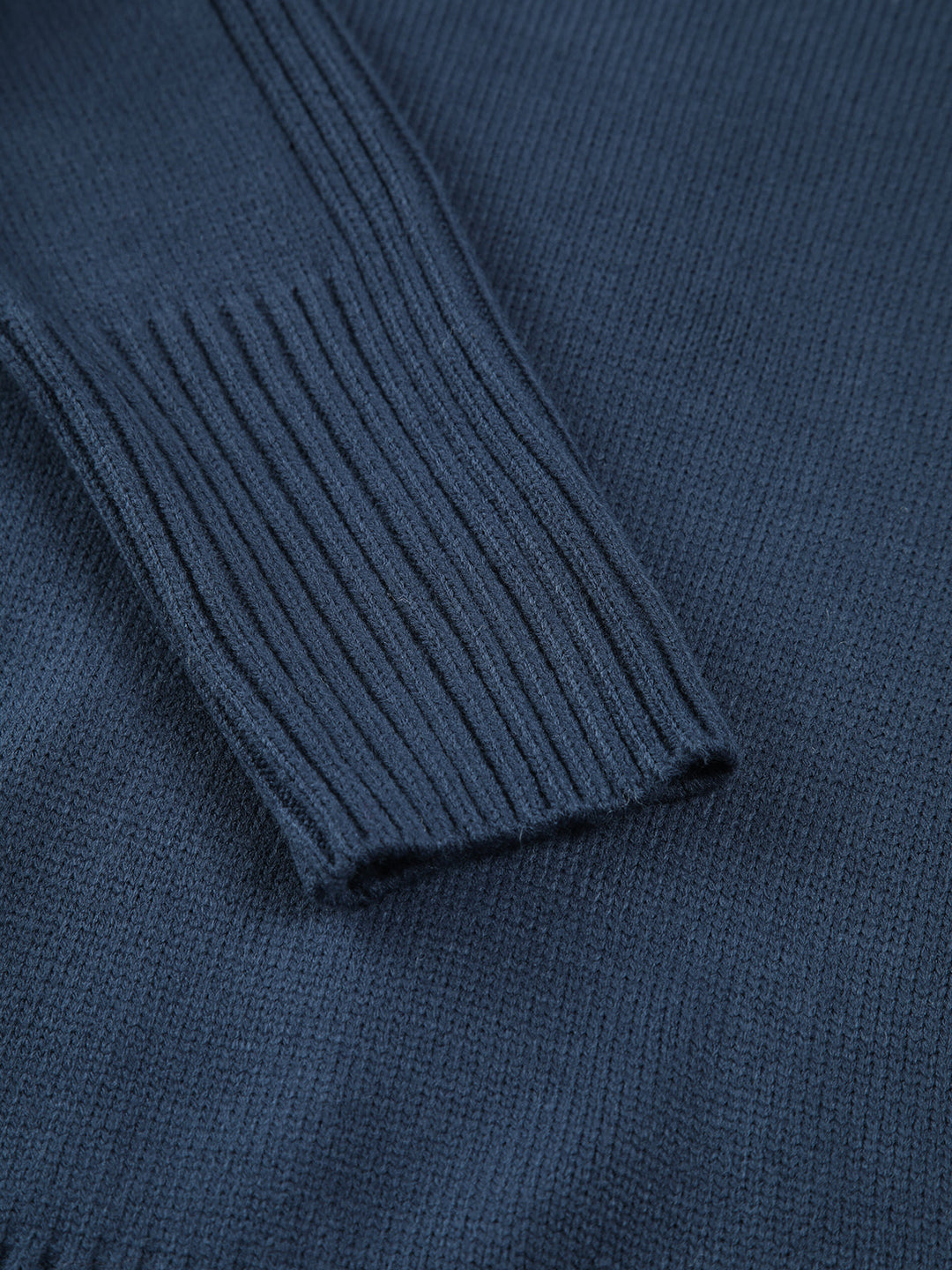 Versatile women's long sleeve ribbed mock neck sweater, a cozy essential for winter fashion.