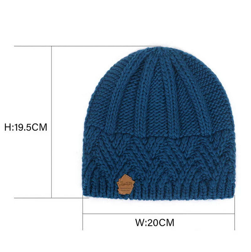 Stylish women's warm knitted hat, a cozy fashion accessory designed for winter comfort and cold weather.