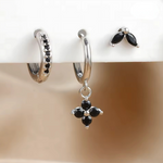 Silver + Black