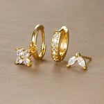 Gold + White