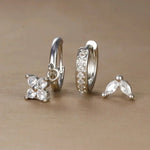 Silver + White