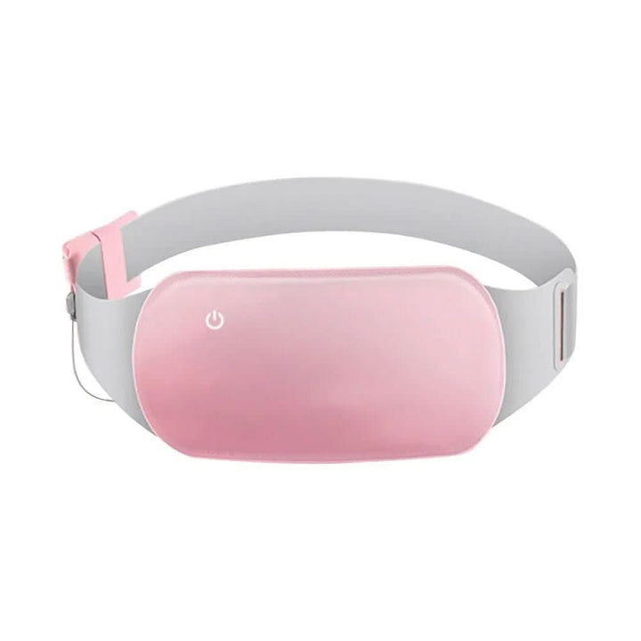 Women's electric heating belt offers soothing heat therapy for menstrual cramps and belly pain relief.