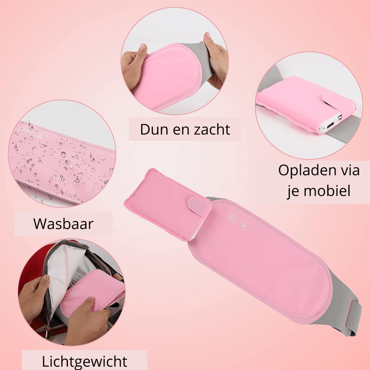 Wellness heating belt designed for women, offering effective and portable heat therapy for pain.