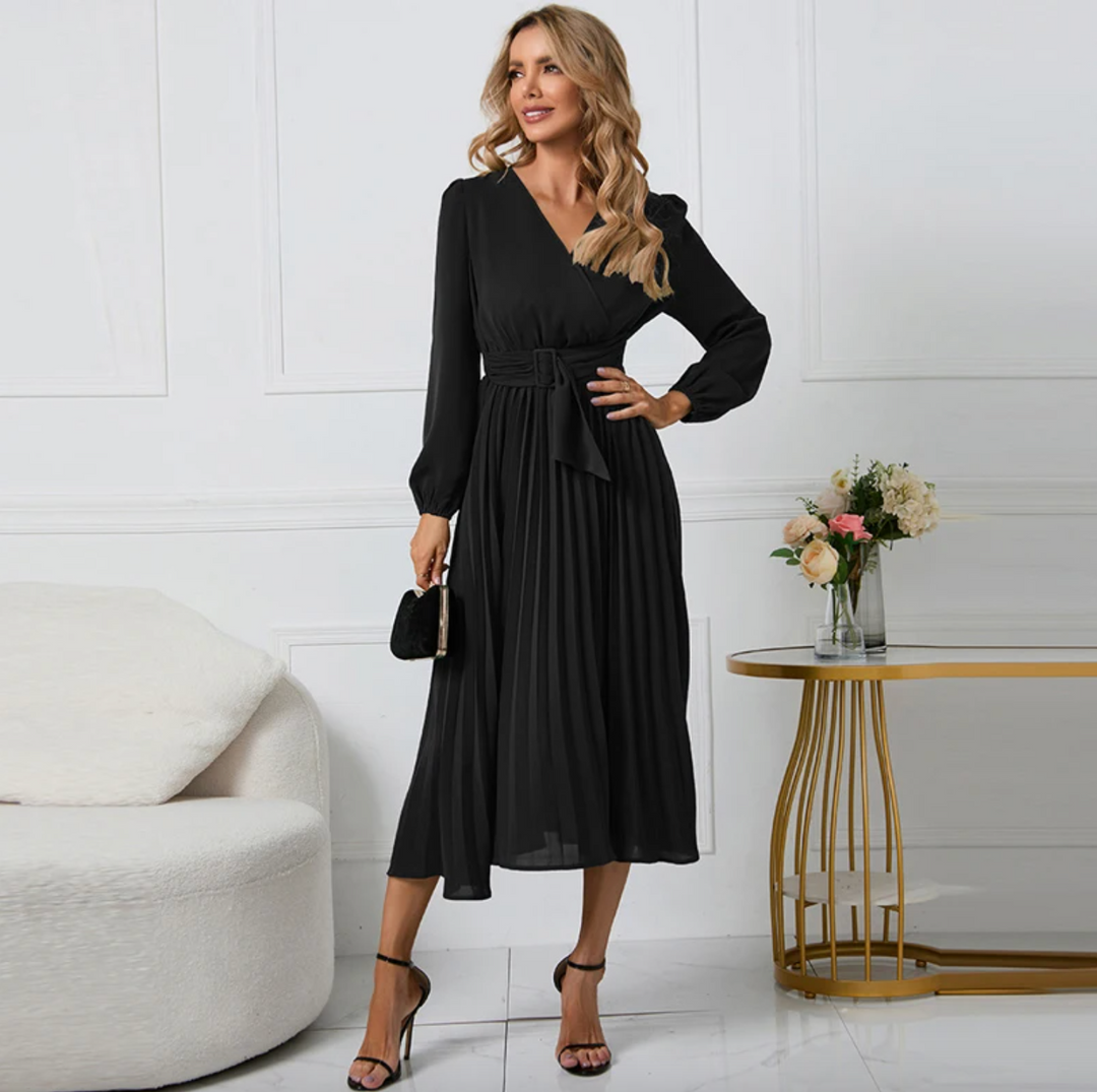 Professional women's elegant blazer dress, ideal for workwear, business casual, and sophisticated events.