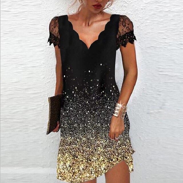 Women's elegant midi dress with exquisite details, perfect for formal occasions & evening wear.
