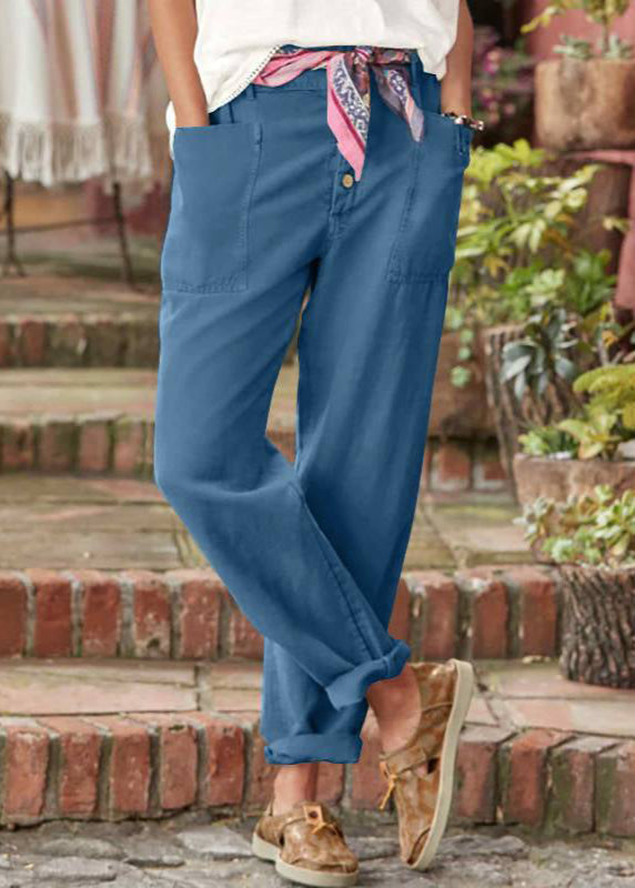Stylish women's bottom wear: relaxed-fit trousers with a flowing drape, suitable for both office and casual outfits.