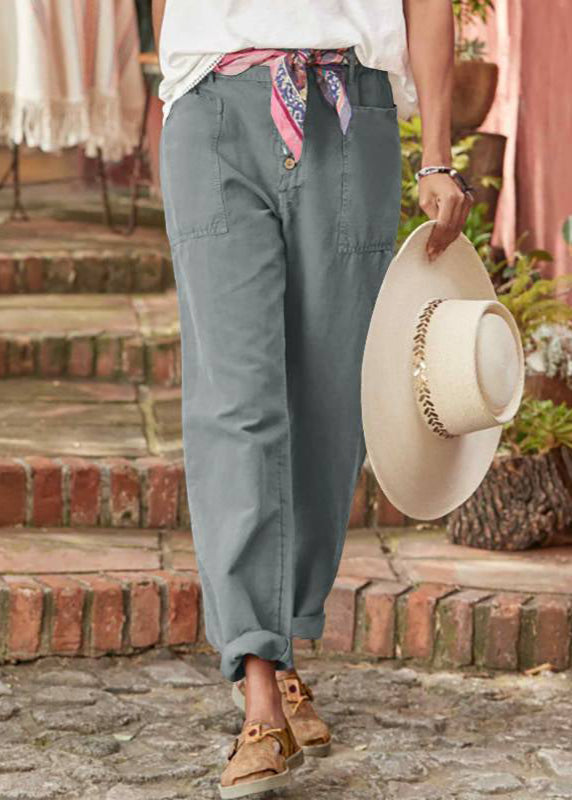 Pleated women's trousers in a relaxed, wide-leg design, delivering effortless comfort and office-ready elegance.