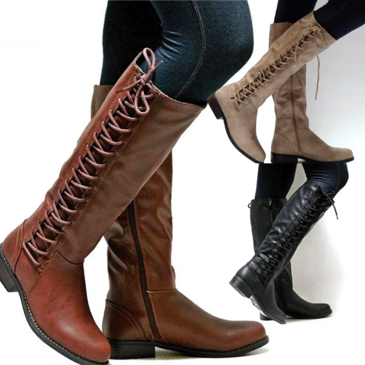 Stylish Elena high boots for women, combining comfort & chic design, a must-have for winter & autumn elegance.