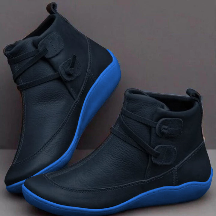 Durable EnduraBoot women's waterproof ankle boots, non-slip for winter & rain, ultimate comfort.