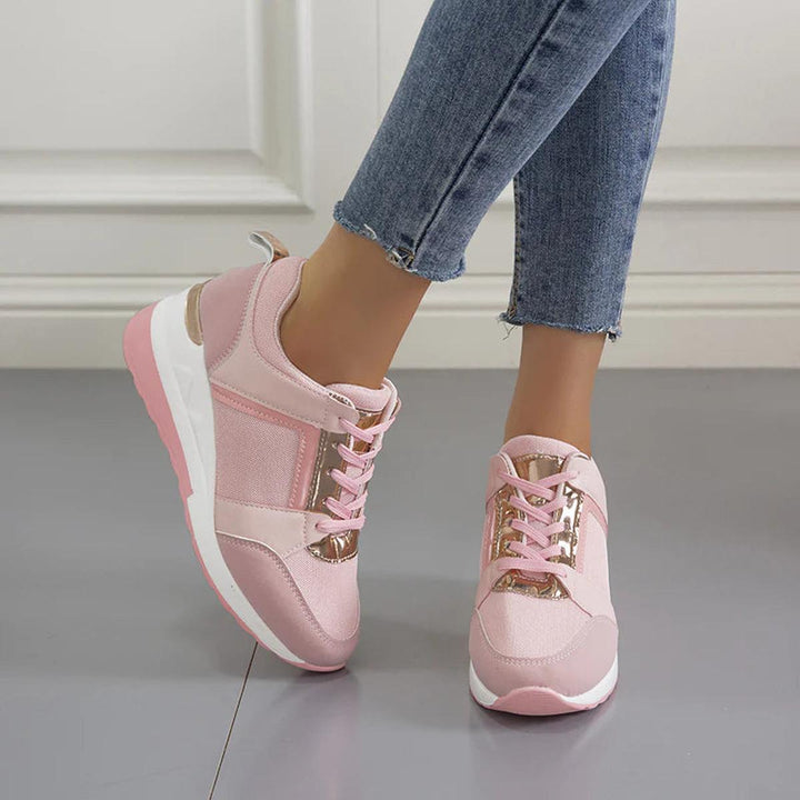 Women's hidden wedge sneakers, combining fashion-forward design with ultimate everyday comfort.