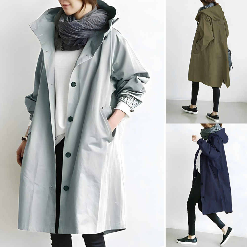 Everyday wear women's jacket, stylish & comfortable for autumn winter. Fashionable ladies casual coat.