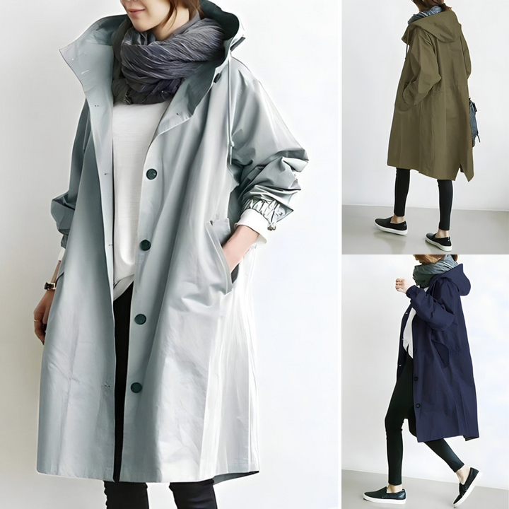 Everyday wear women's jacket, stylish & comfortable for autumn winter. Fashionable ladies casual coat.