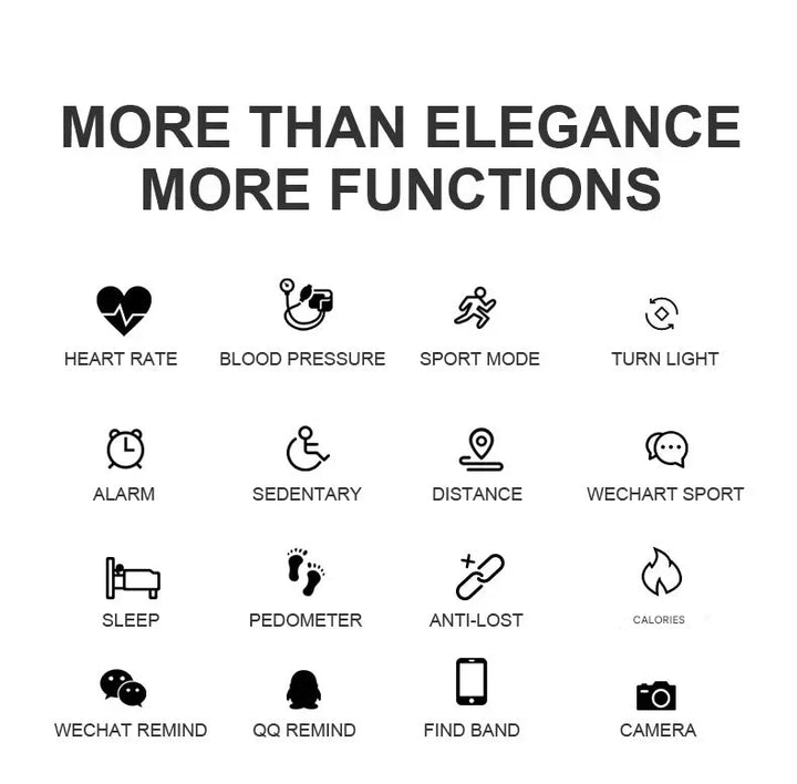 Perfect gift: FitStyle women's waterproof fitness tracker, enhancing wellness & activity.