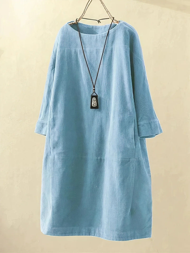 Casual women's flattering dress, ideal for spring/summer with great tummy coverage.