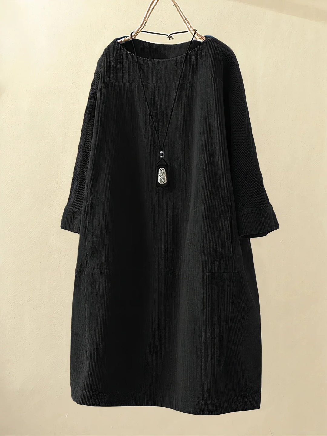 Comfortable elegant women's dress with tummy coverage, perfect for daily casual occasions.