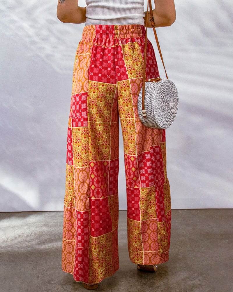Versatile women's wide leg trousers, ideal for both casual and dressy occasions, offering comfort & style.