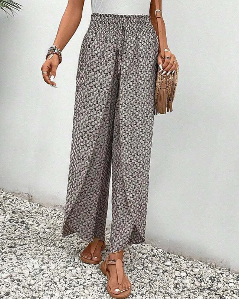 Lightweight, flowy women's palazzo pants, a must-have for summer fashion.