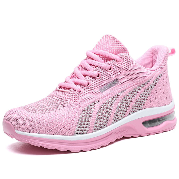 Women's GlideMotion ergonomic trainers with cushioned heel for all-day comfort & orthopedic support.