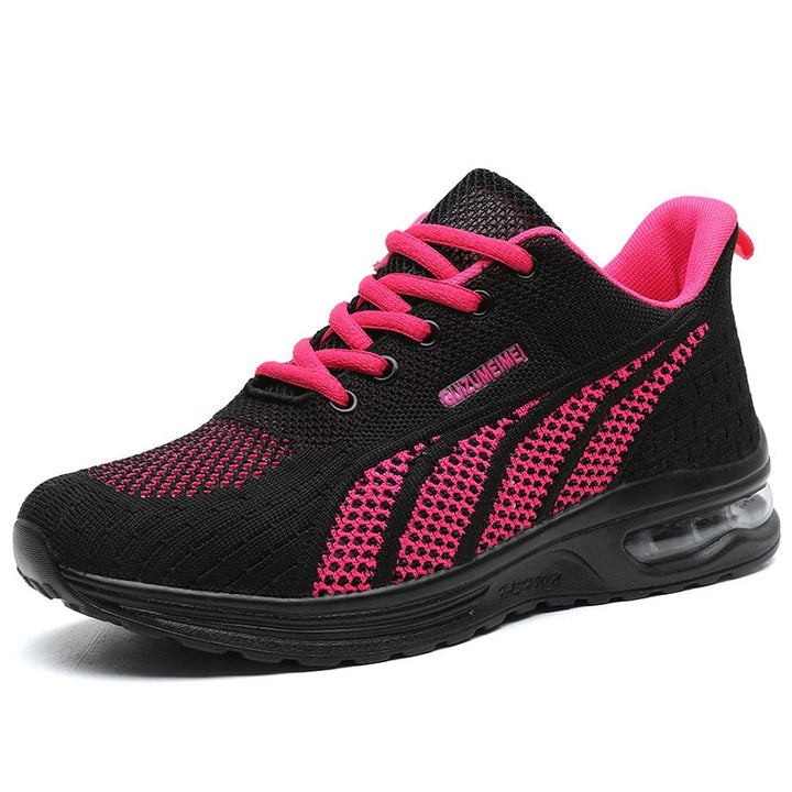 GlideMotion women's walking shoes with advanced cushioned heel and ergonomic design for superior support.