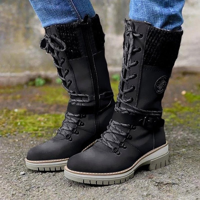 Amelia high ladies orthopedic boots. Comfortable, stylish & durable winter footwear with a supportive sole.