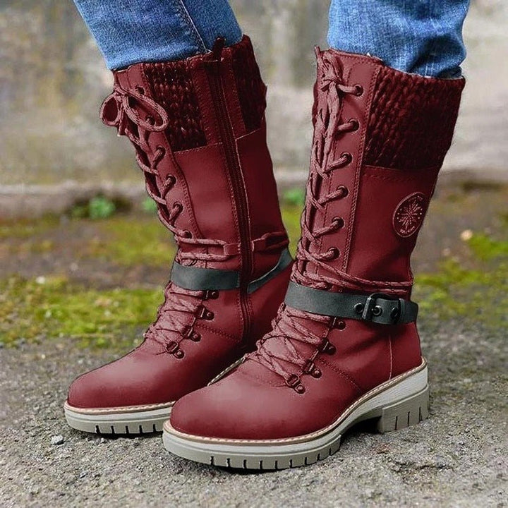 Comfortable Amelia women's orthopedic high boots for winter. Stylish design with supportive sole for all-day wear.